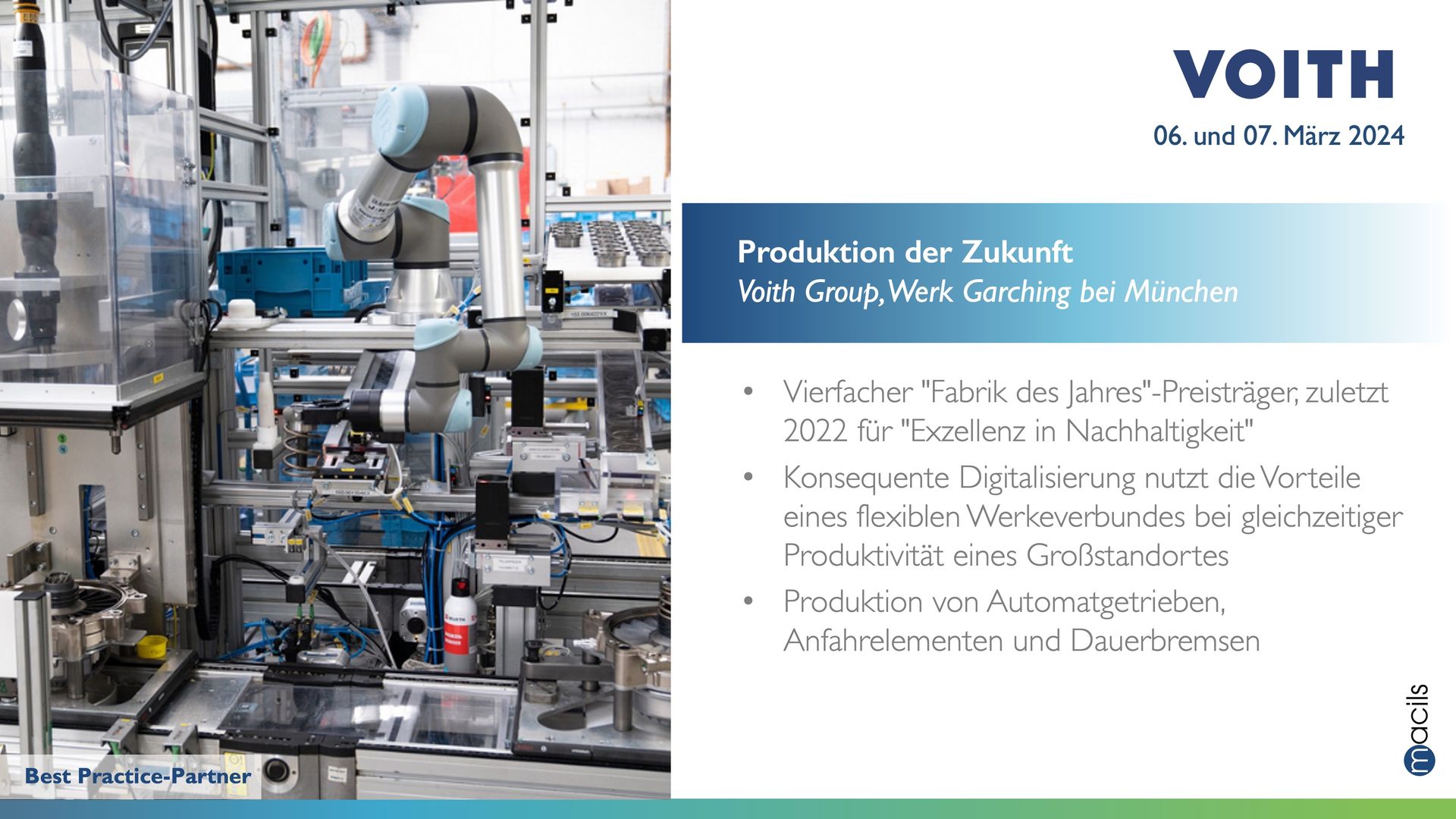 Lernreise "Produktion der Zukunft" Voith