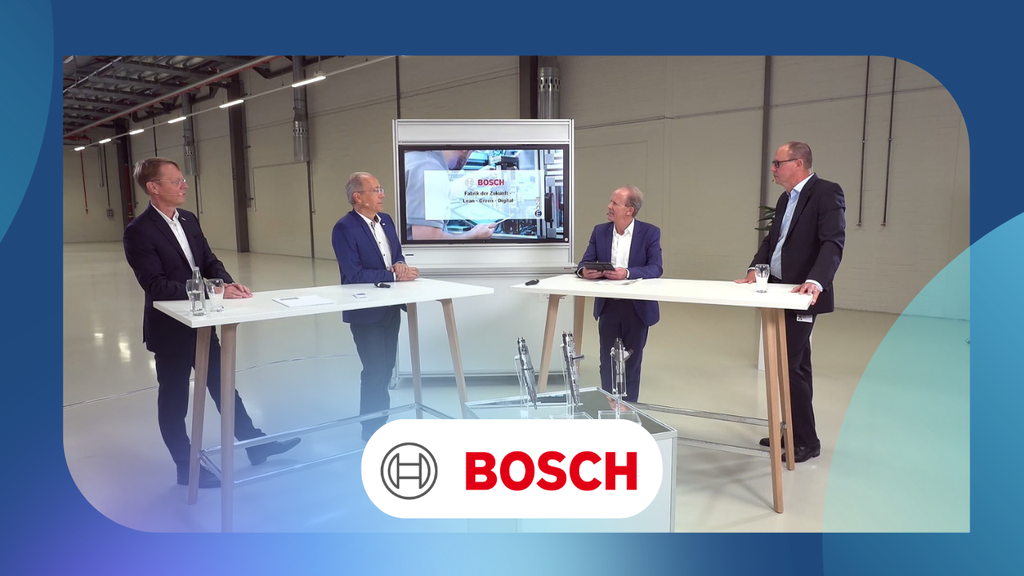 Best Practice: Diskussionsrunde über Fabrik der Zukunft bei BOSCH Teil 1: Lean und Digitalisierung​
