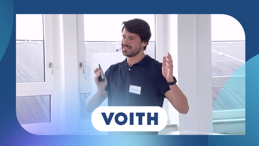 Video: TUM x Voith: Einfach effizient - Digitalisierung komplexer Prozesse im produzierenden Gewerbe