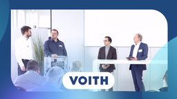 Best Practice: Diskussionsrunde über "KI als Werkzeug in der Produktion: Ein Erfahrungsbericht" & "Mit digitalen Innovationen zur Nachhaltigkeit" bei Voith